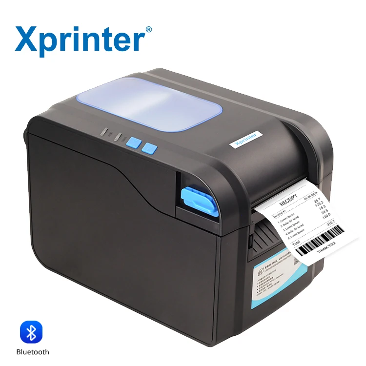 Xprinter 370B/370BM 3inch/80mm Thermal Label Printer Barcode Qrcode Sticker Printer Label Maker Machine for Small Business