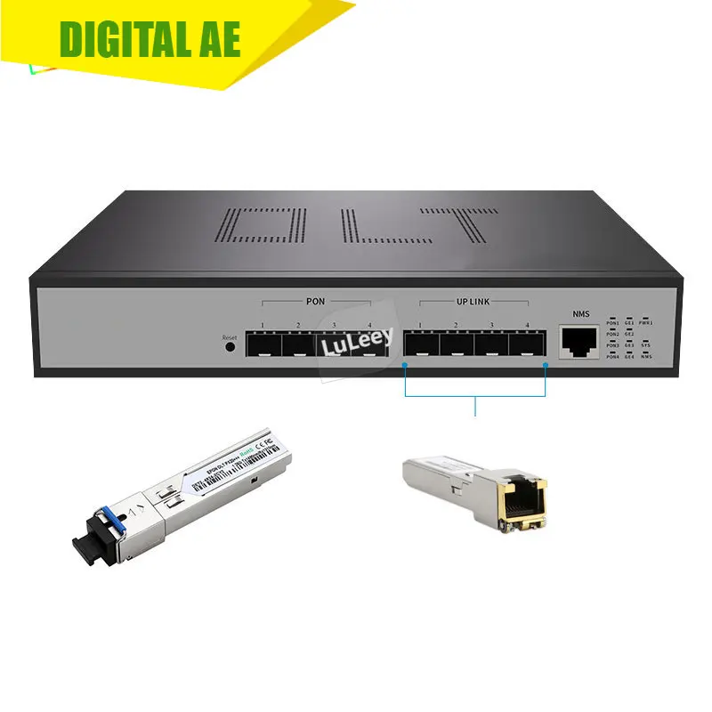 

FTTH PON 7db 256ONU E04M fibre optic olt epon 4 pon mini 4 port epon olt compatible with HUAWEI ZTE