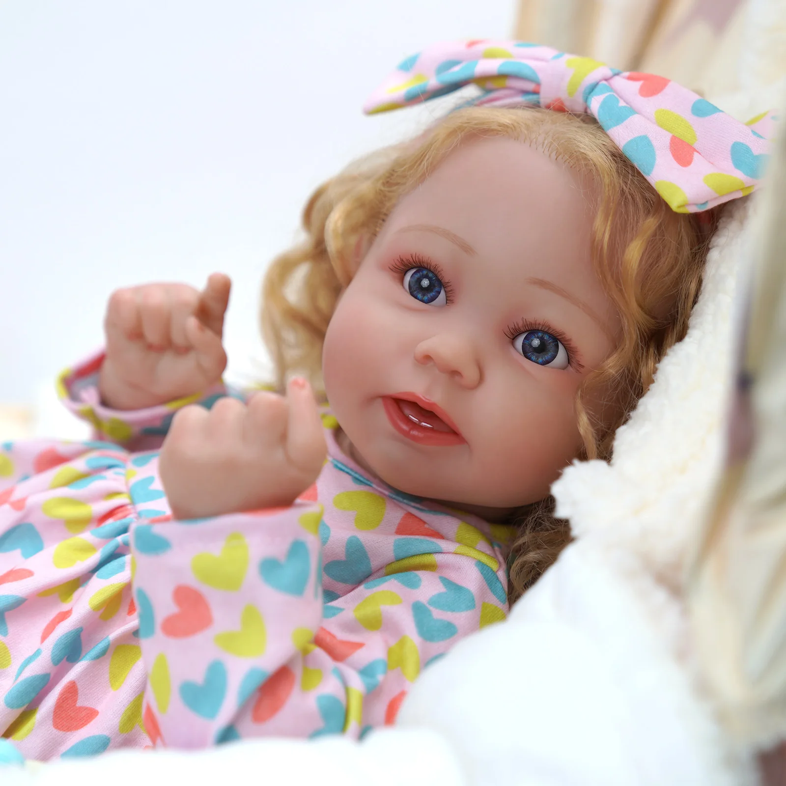 

Babeside 20 Inch 50cm Reborn Doll Toddler Stella Princess Adorable Lifelike Baby Hand Made Reborn Preemie Baby Girl Dolls