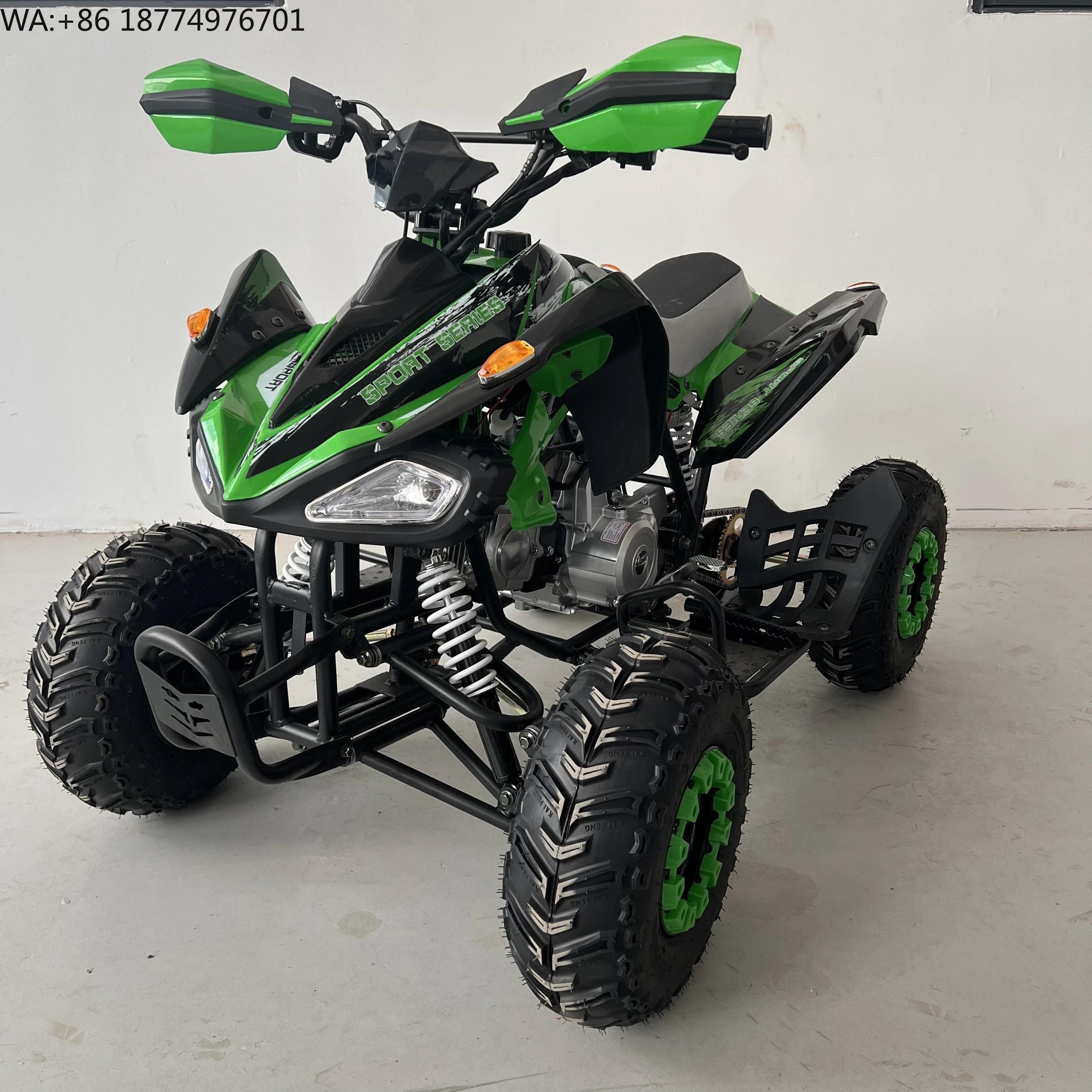 New Design 110cc 4WD Chain Drive 4-Stroke Youth Automatic Transmission LED Headlight Digital Meter Sport Style ATV