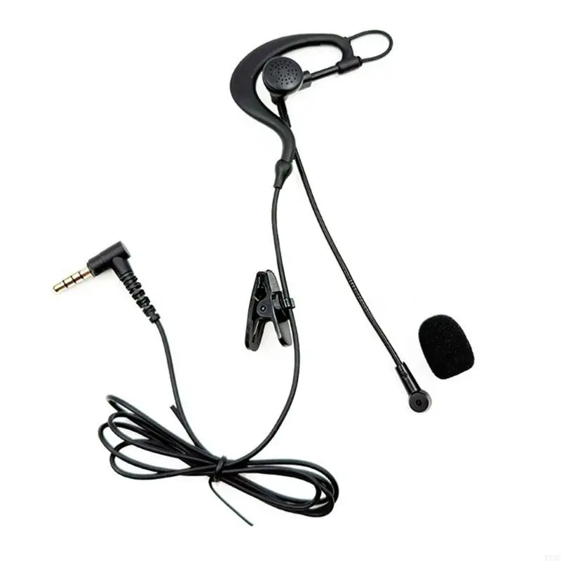 Sports Intercoms Headsets Offering Noise Reductions Clear Sound Optimal Length for Referees Football Ski Instructors 77JC