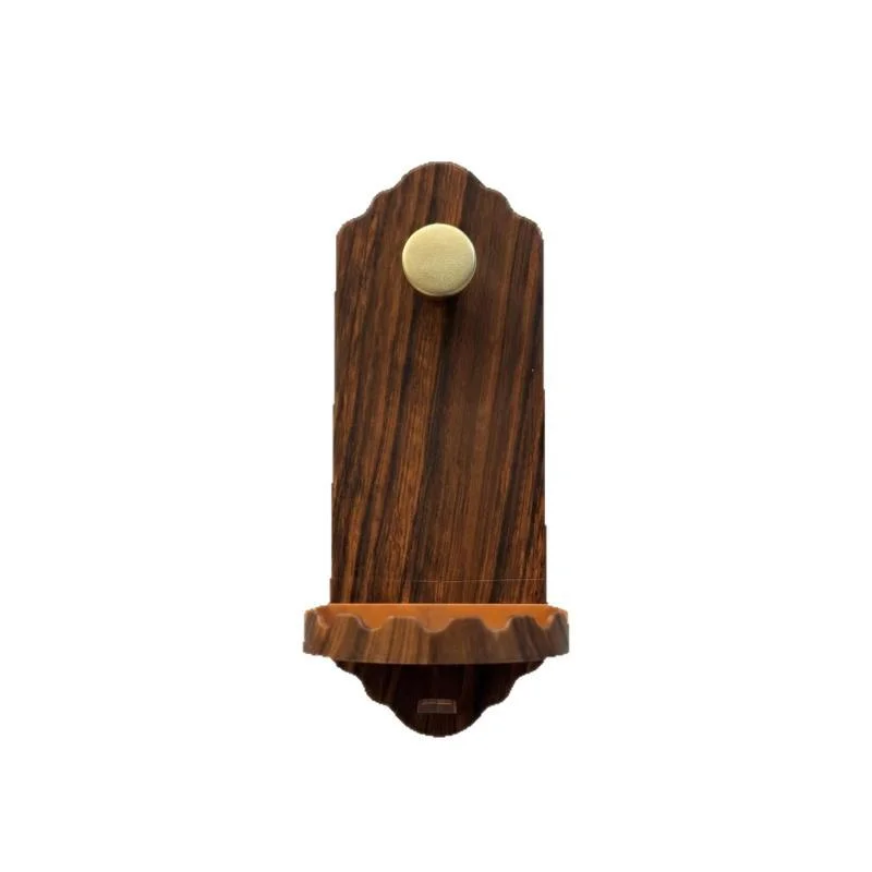 Self Adhesive Mounted Walnut Wood Wall Hooks For Hanging Coat Towel Clothes Blanket Hat Backpack Robe Entryway Key Holder