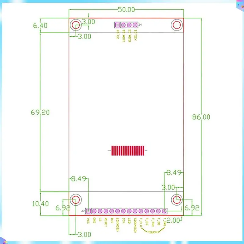 N93R 3X 2.8 بوصة 240X320 SPI TFT وحدة عرض إل سي دي المنفذ التسلسلي 51 محرك ILI9341V LCD وحدة المنفذ التسلسلي STM32 محرك العرض