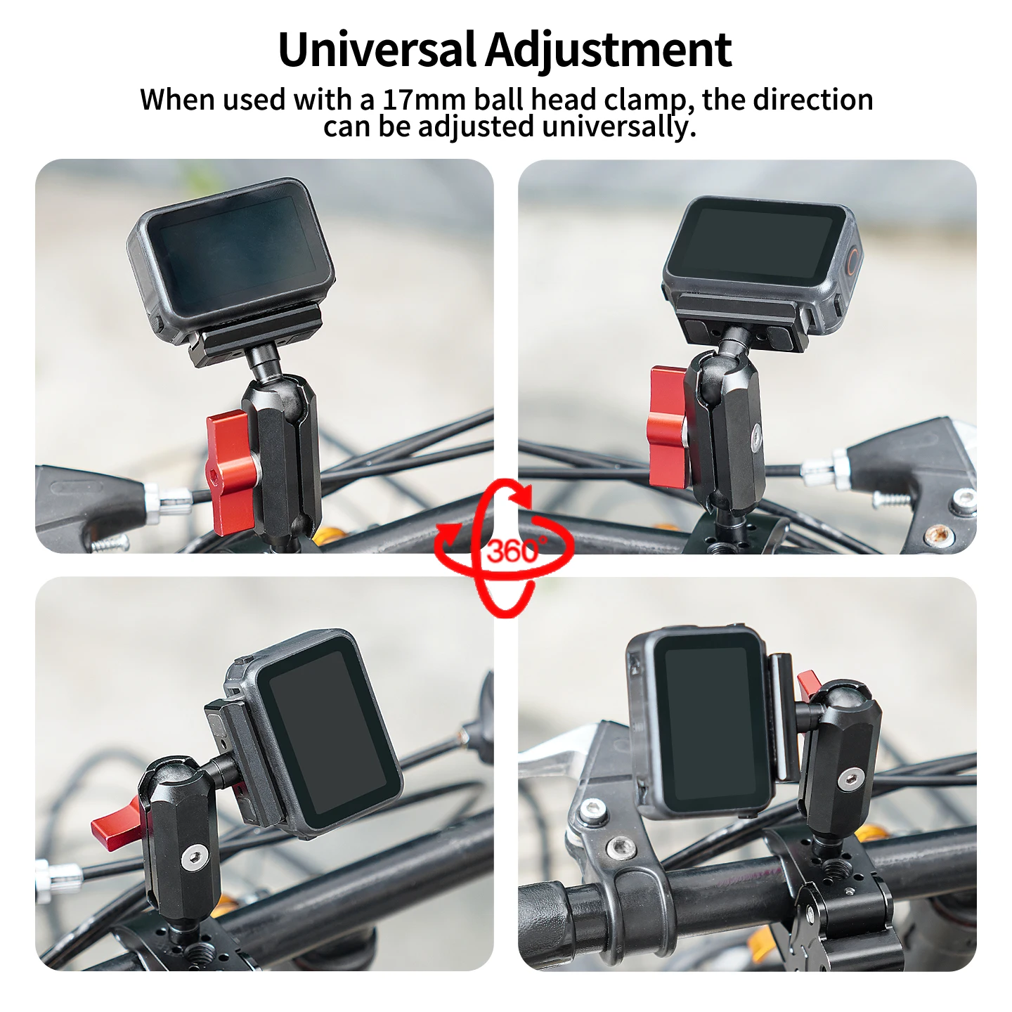 17mm Kugelkopf Magnetische Schnellwechselbasis für DJI Osmo Nano Multifunktionales Übertragungsmodul & Aufhellungslicht CNC Aluminium – Detail 5