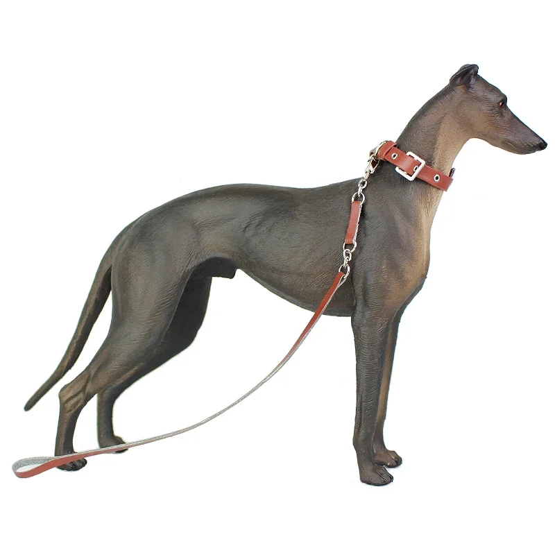 Simulation Animal Model Children's Toy Pet Dog Greyhound Outdoor Hand-run Soldiers with Ornaments Figure Model