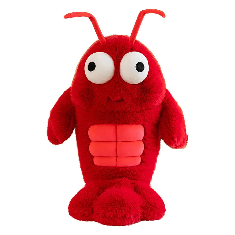 27/38CM New Simulation Belly Crayfish Doll Plush Toy Funny Pillow Party Stuffed Doll Soft Sofa Cushion Children's Birthday Toys