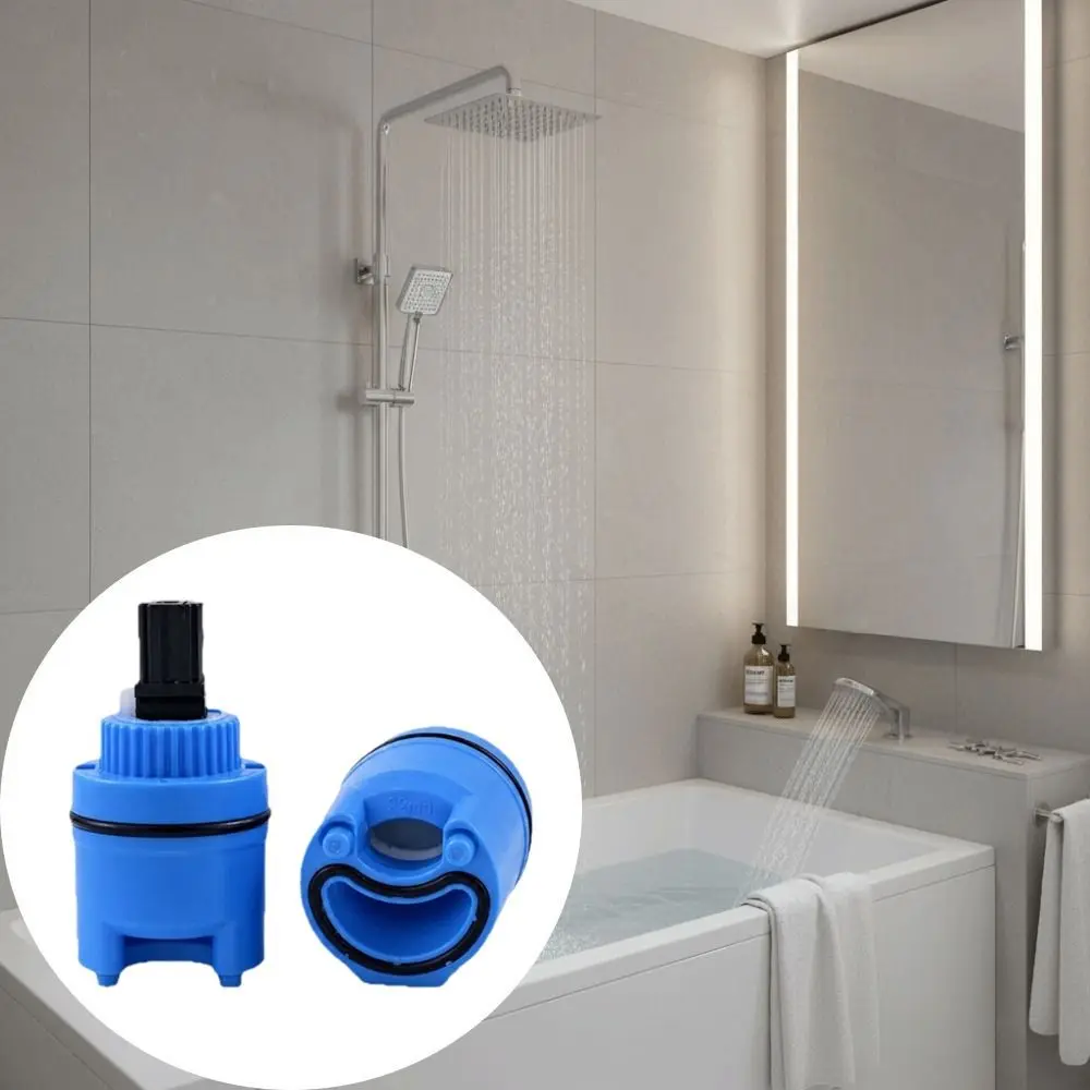 22mm Size Faucet Valve Core Watersaving Leak Proof Faucet Cartridge Hot/Cold Water Mixed Shower Switch Kitchen Taps