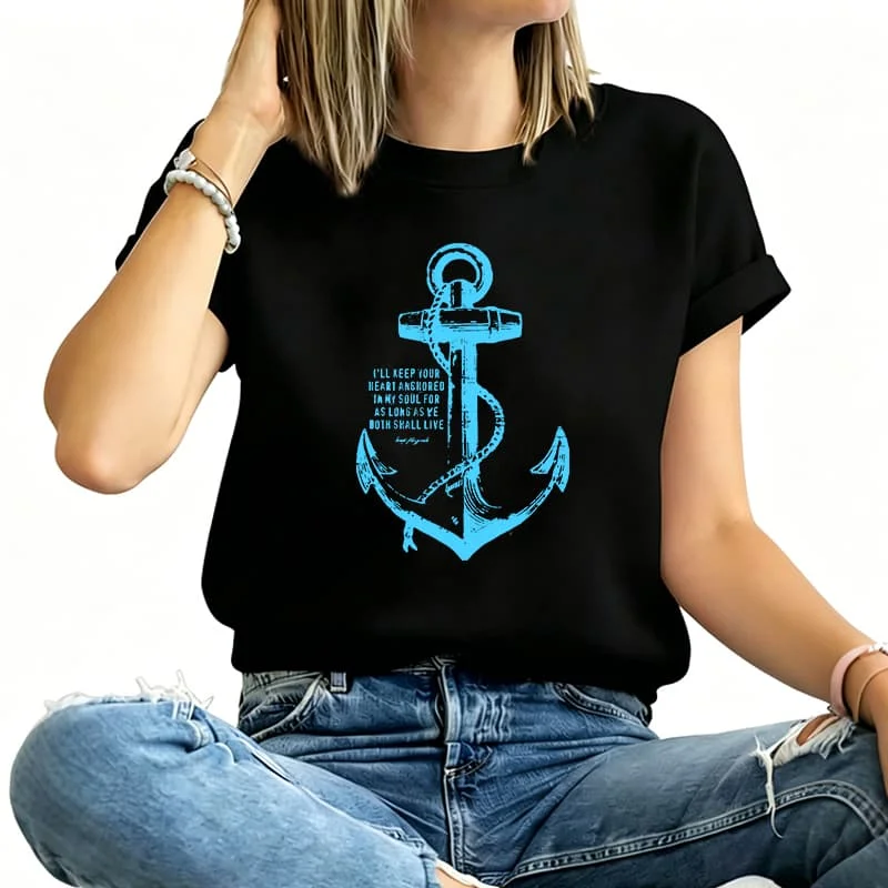 I'Ll Keep You Safe Women's T-Shirt 100% Cotton Funny Graphic Short Sleeve Tee Novelty Shirt Casual Crew Neck Top S-5Xl