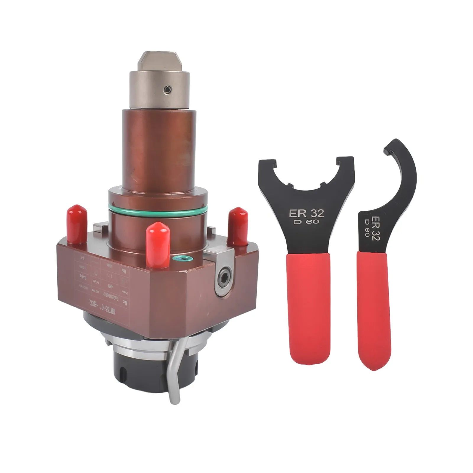 AP02 BMT55-0° Driven Tool Holder ER32 wrench For CNC Milling Lathe Turn-Mill Machine
