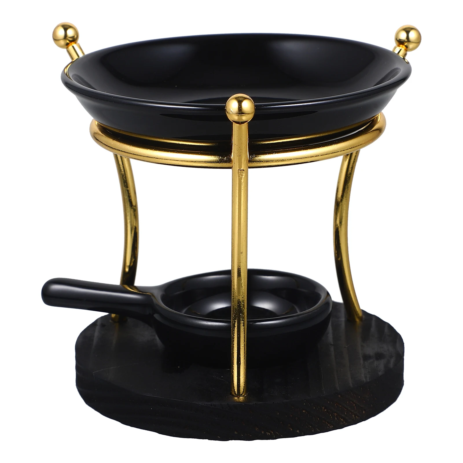 

Essential Oil Burner Ceramic Tealight Warmer Aroma Diffuser Smooth Surface Home Office Bedroom Decor Burner Holder