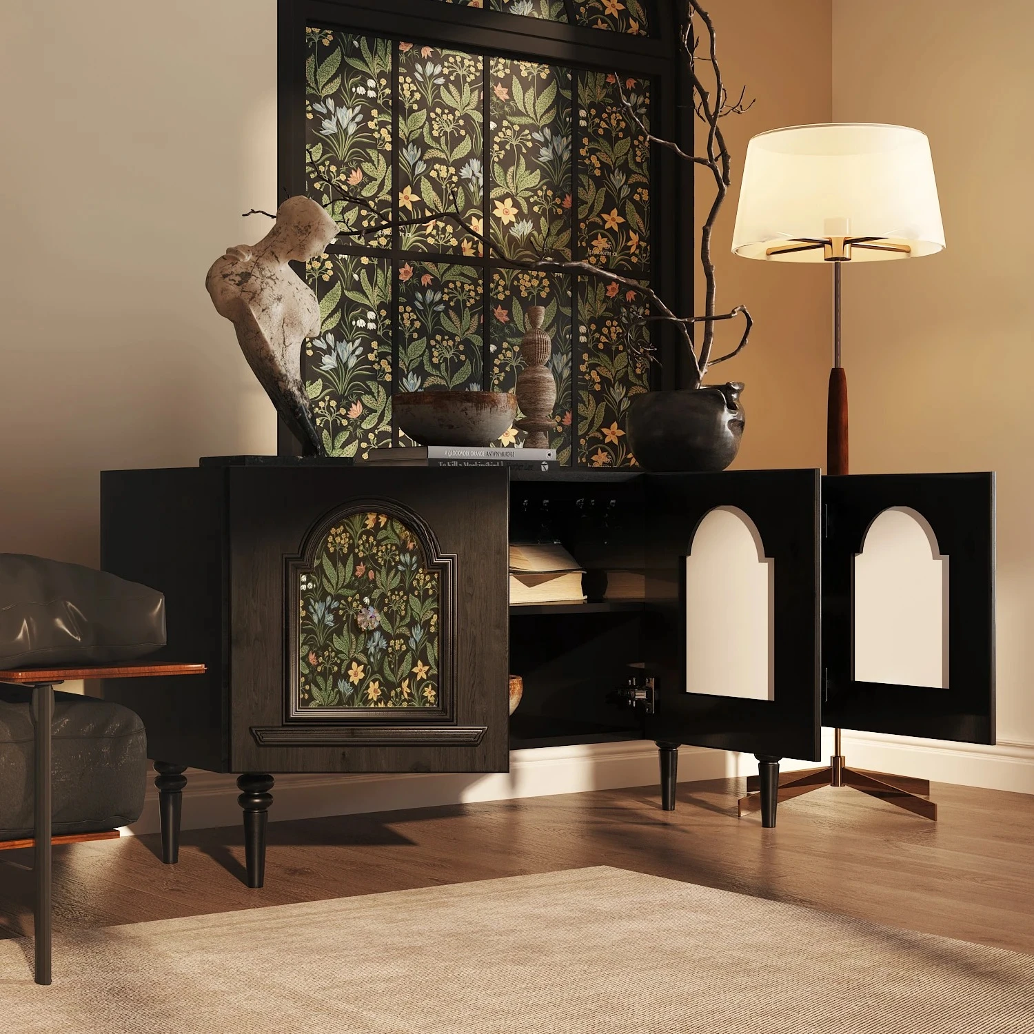 Cabinet Locker Multi-layer Storage Locker Home Living Room