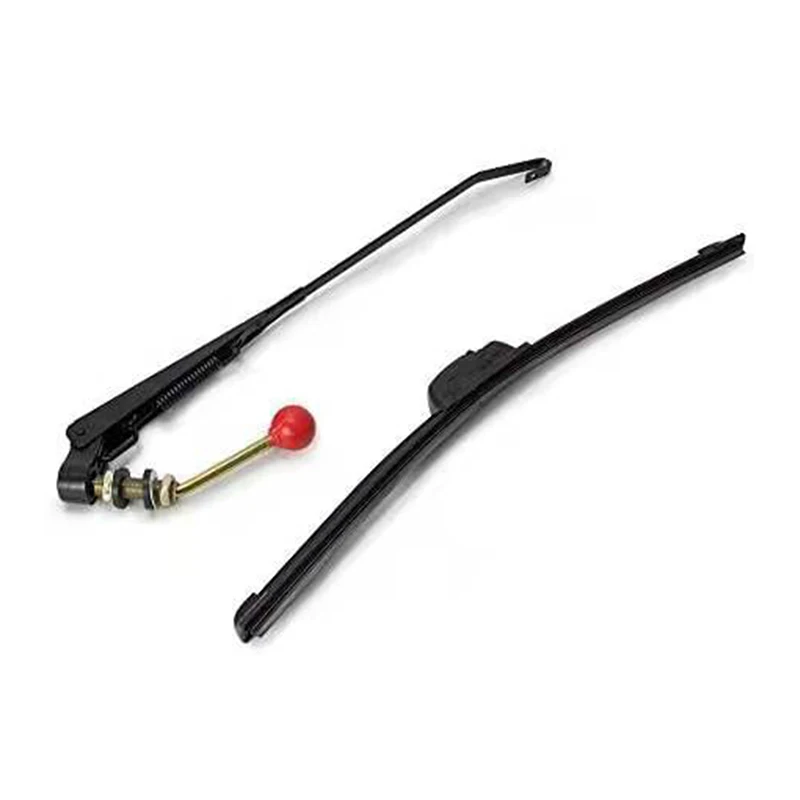 Hand Operated Front Windshield Wiper Manual Wiper Universal Wiper Kit for Agricultural Vehicles ATVs UTV Car Wipe Kit Car Access