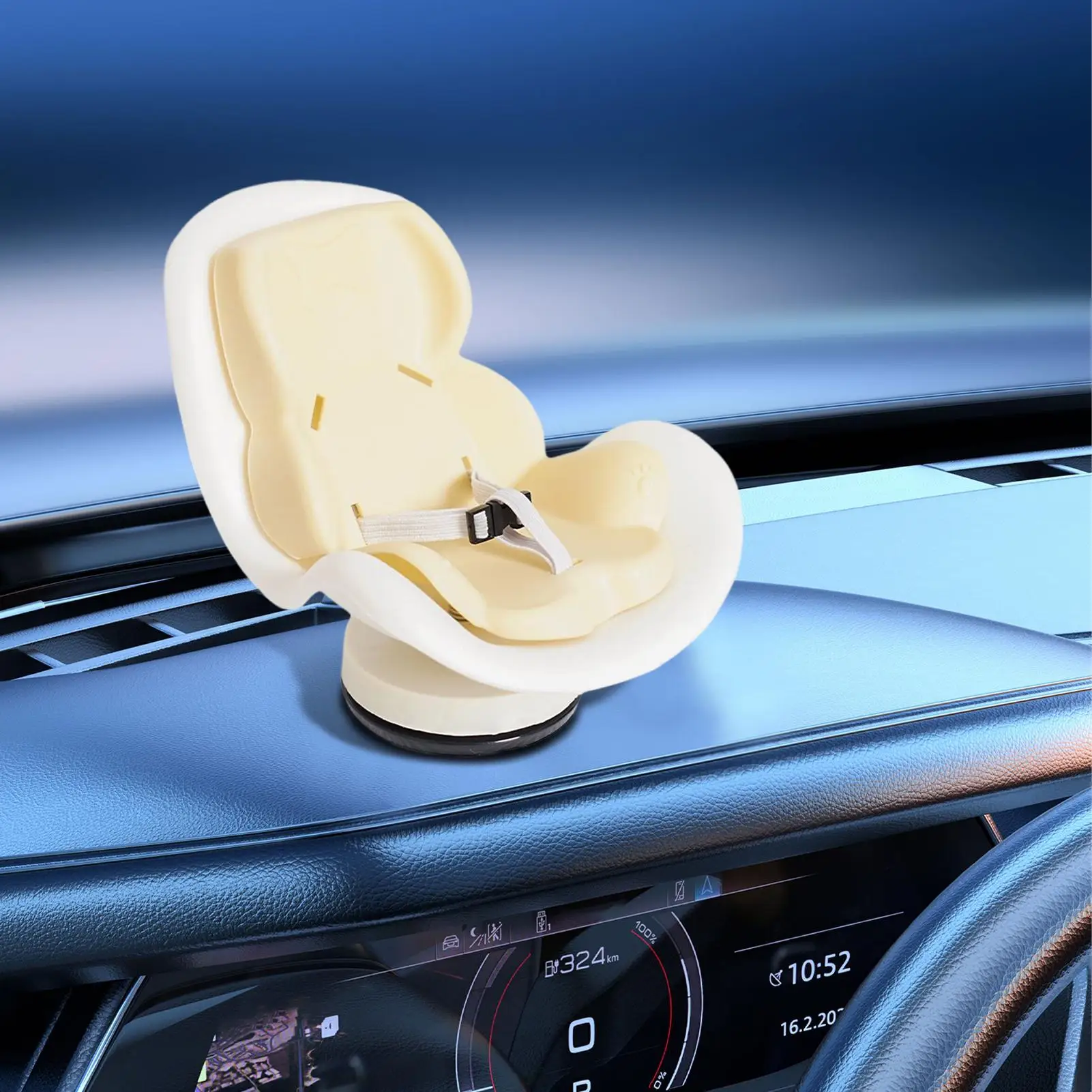 

Car Vent Outlet Decor 10-20cm Doll Sit Mini Chair Car Air Vent Decoration For Minivan Sedan Truck Commuting Travel Family
