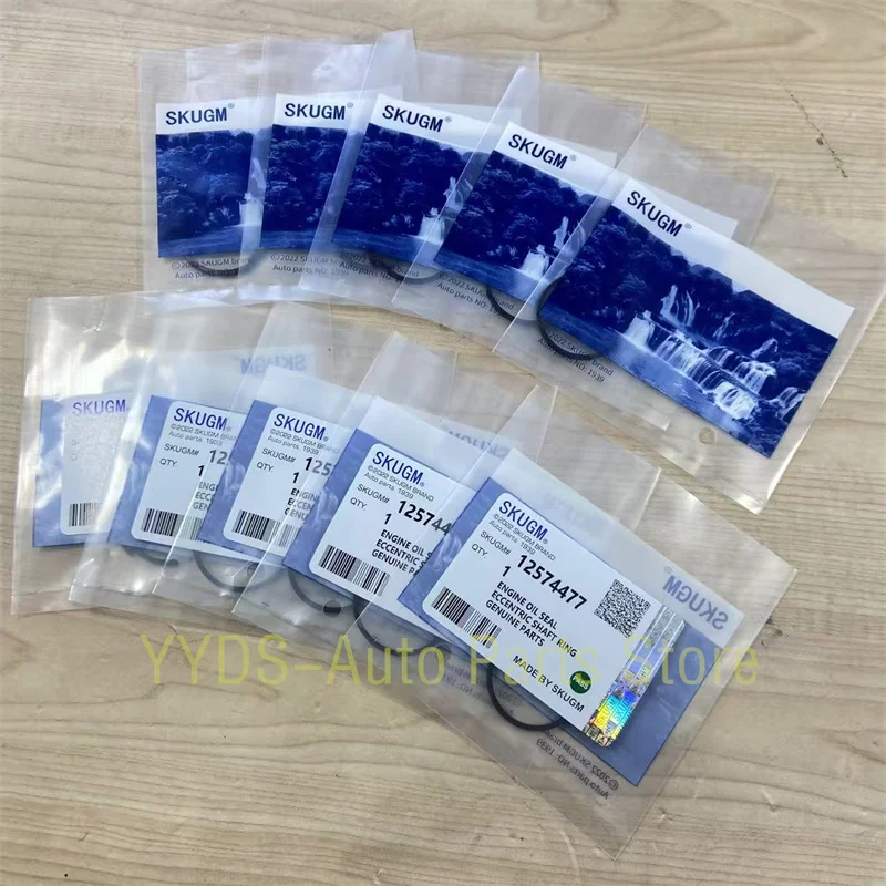 10PCS Auto Engine Camshaft Oil Seal Hockey Seal Ring For Buick Lacrosse 2.4 Cadillac Opel Andra 12574477 Parts