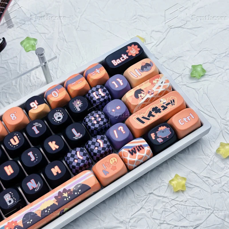 

Volleyball keycap MOA highly customized cute personality five-sided sublimation suitable wooting magnetic axis