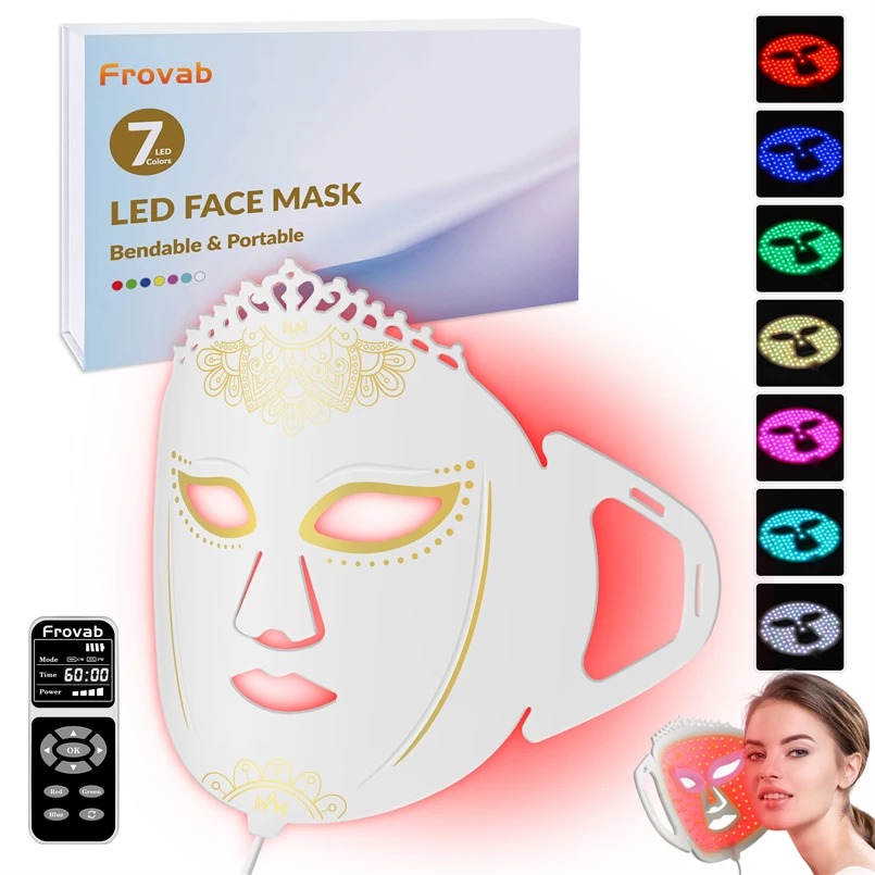 Head Straps LED Masks Full Face Therapy Light Best LED Face Mask Light Therapy Anti Aging Face Beauty Beauty Salon Treatments