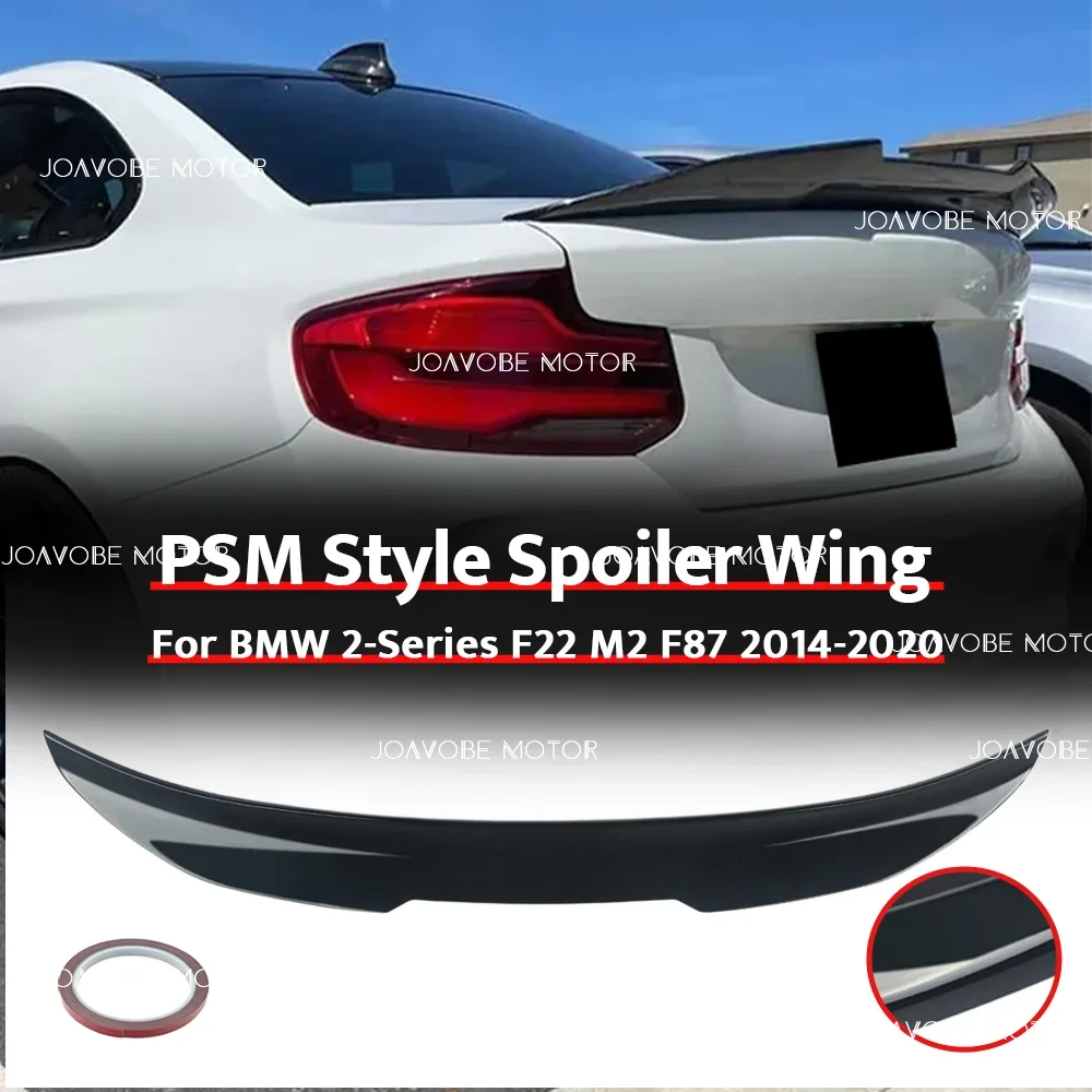 

Глянцевый черный задний спойлер в стиле PSM для BMW 2-Series F22 M2 F87 2014-2020