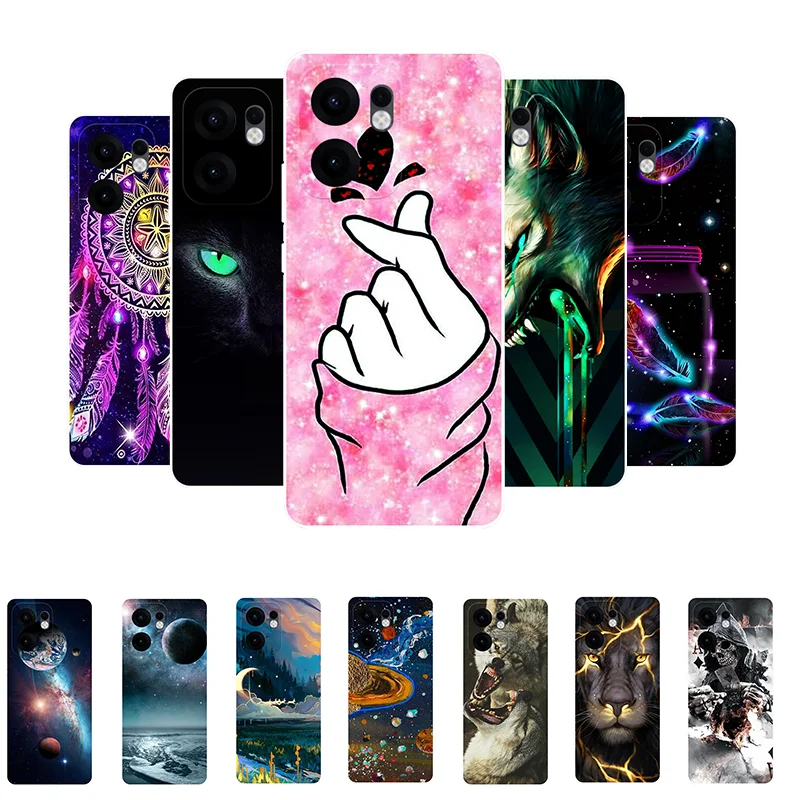 Silicone Case For OPPO Reno 13F 2025 Animal TPU Soft Back Cover Case for OPPO Reno 13F 4G 5G Reno13 F Reno13F Coque Fundas