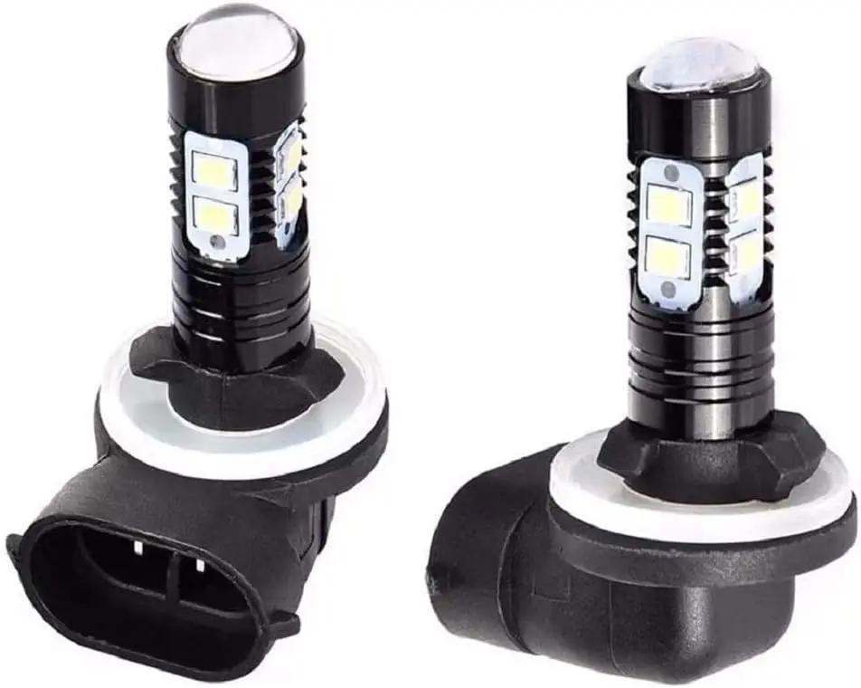 

50W Super Bright 881, 889, 862, 886, 894, 896, 898 10 LED Fog Light Bulbs 881 DRL Lights Daytime Runnig Lights, 6500K Cool White