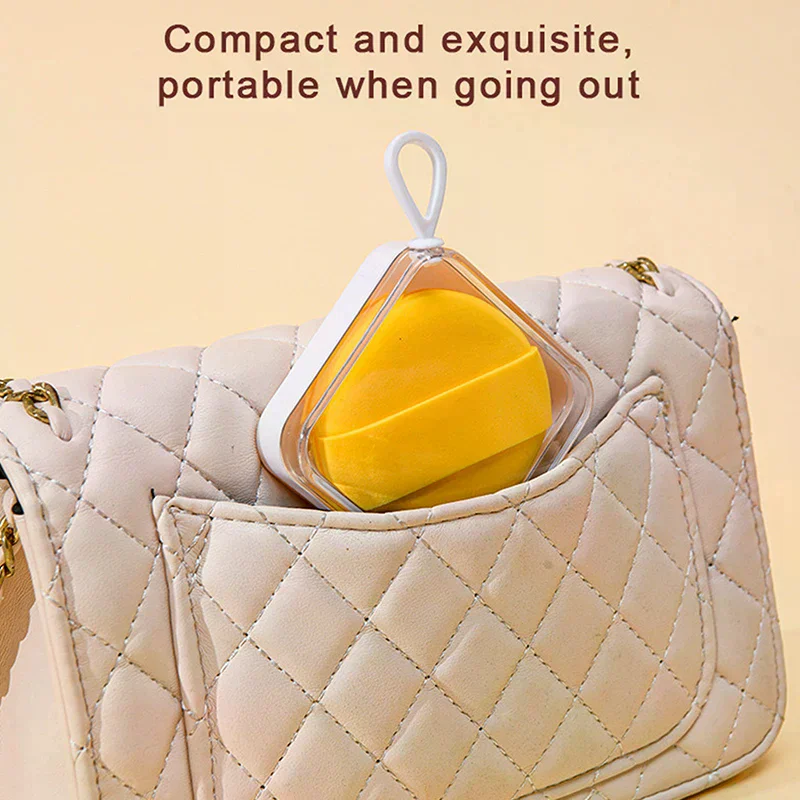 /ACR/Makeup Sponge Holder Air Cushion Container Beauty Storage Case Travel Protable Cosmetic Puff Holder Box Empty Eco-Friendly