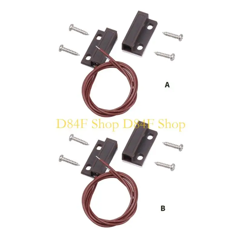 D84F Easy To Install Corded Door Window Sensors Detector Switches For Safety