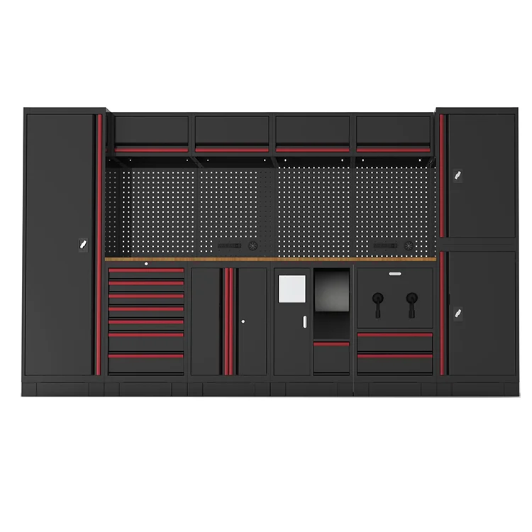 Multi-functional Work Table Drawer Combination Tool Cabinet Garage Workstation Modular Tool Box