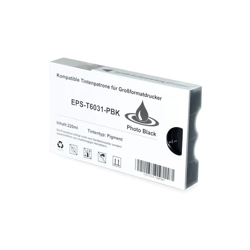 EPSON PH black alternative ink cartridge E6031, replaces C13T603100 XET6031C imprimirbien.com