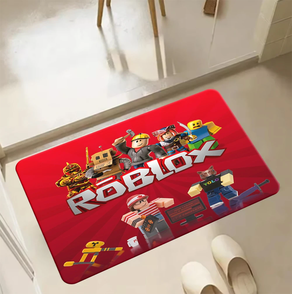 

ROBLOX креативный ковер с принтом для гостиной, дома, отдыха, противоскользящий ковер, прикроватные мягкие напольные коврики, домашний коврик для выхода