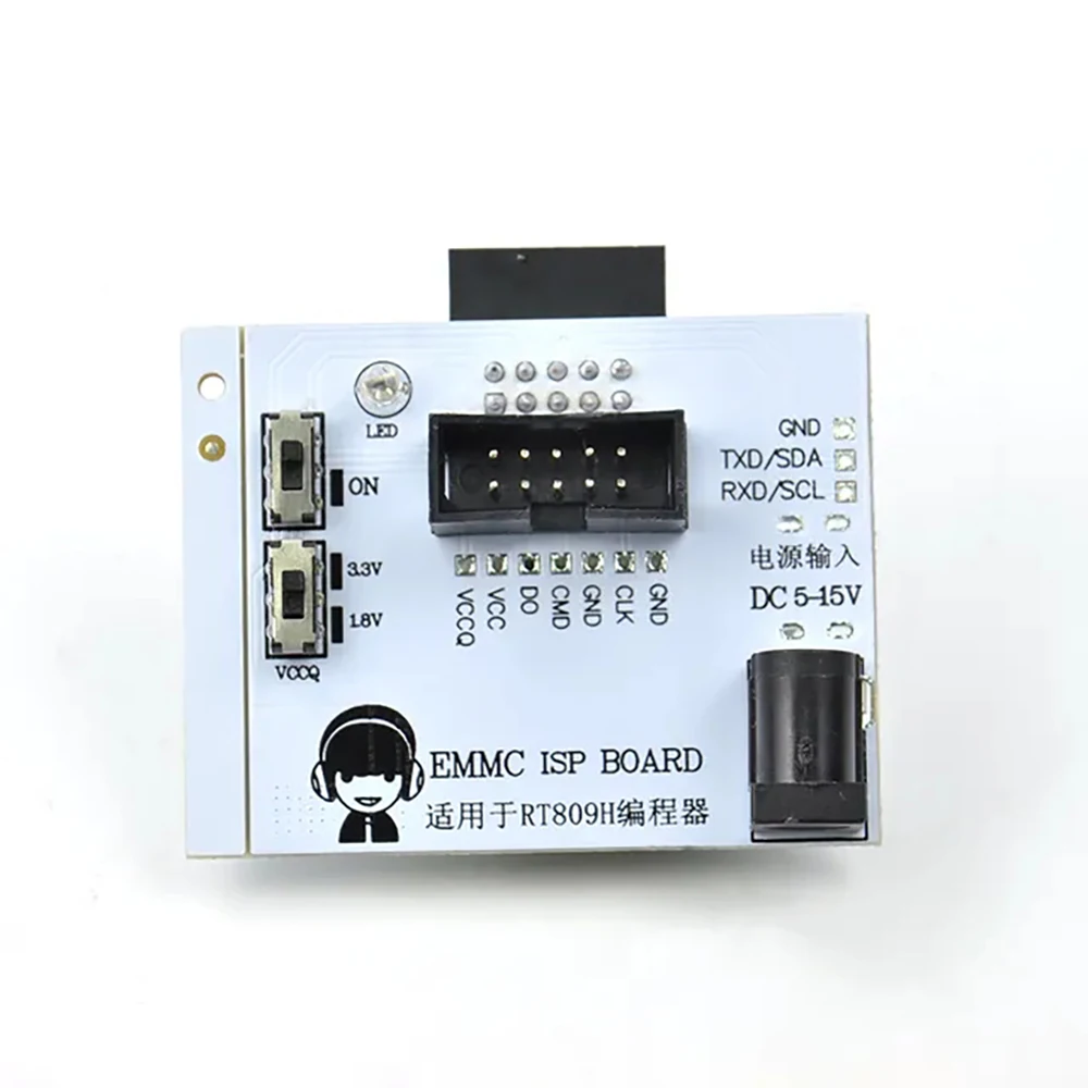 Original RT809H EMMC ISP Board Add ISP Cable Flying Wire Inline Read Write Conversion Board RT Programmer Series Dedicated