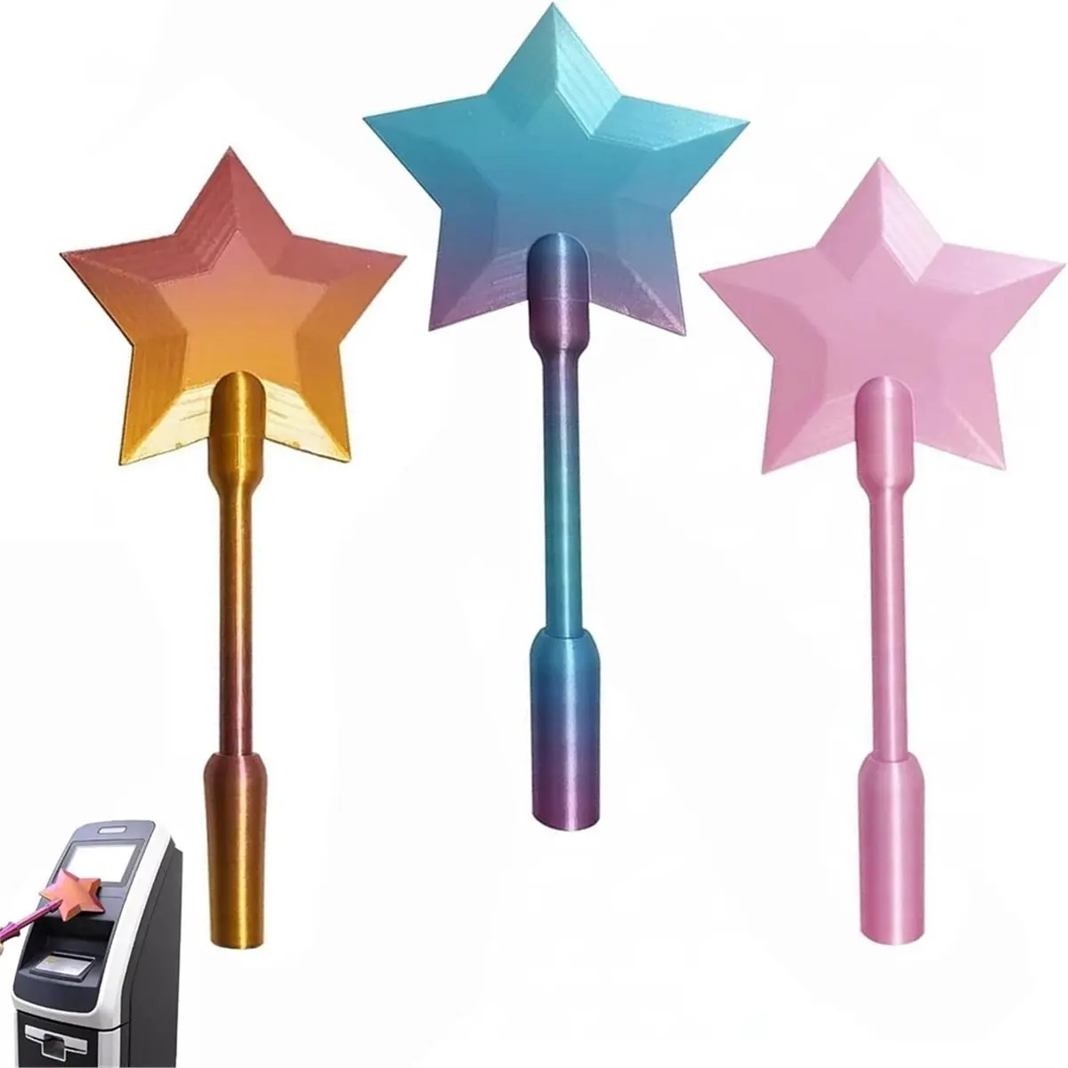 2026 New Credit Card Wand,Tap to Pay Wand,3D Printed Credit Card Holder,Magic Wand Credit Card Holder for Card Payment