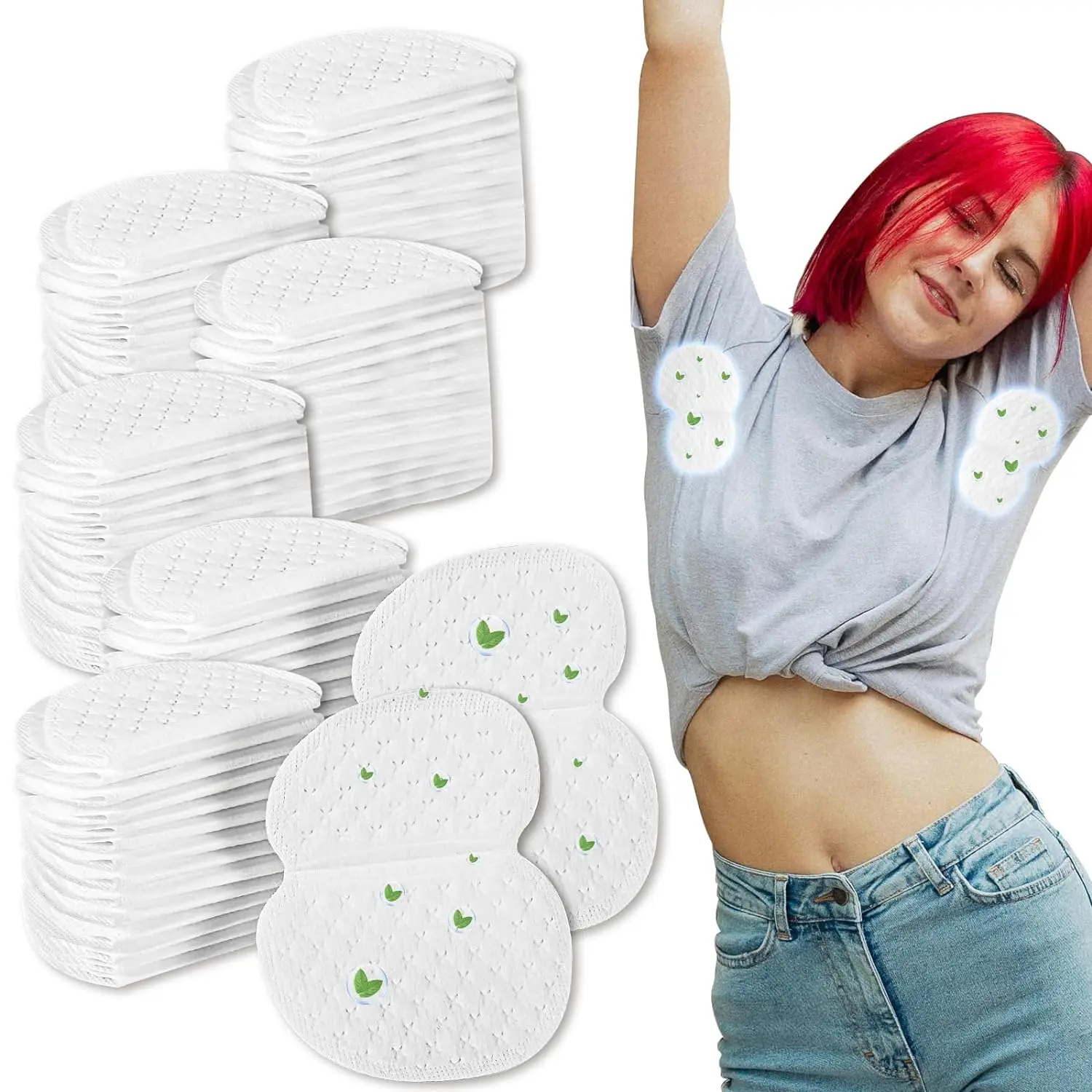 Underarm Sweat Absorbing Shield Pads Invisible Clothing Perspiration Deodorant Sweat Pads Armpit Care Antiperspirant Accessoires