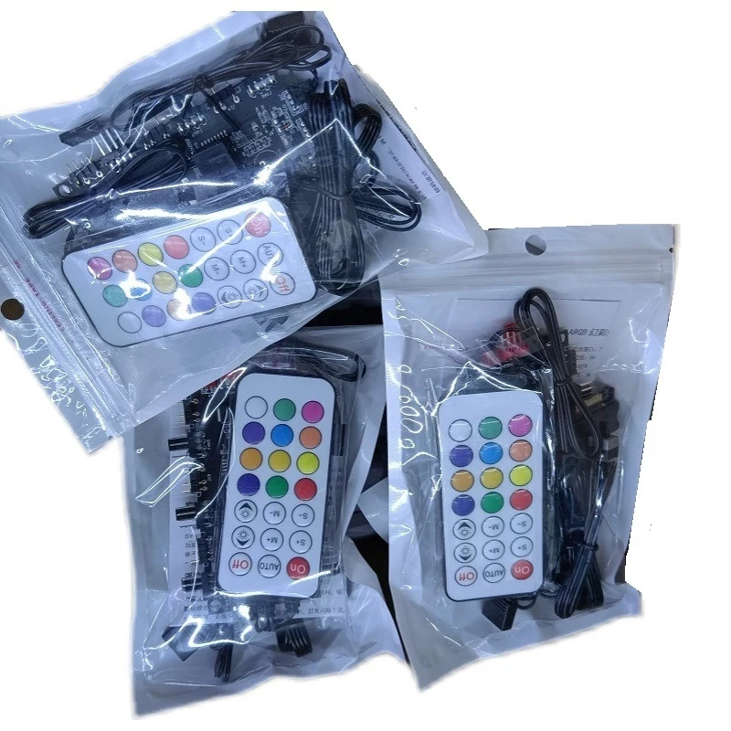 뛰어난 RGB AURA ARGB 케이블 분배기 허브 케이스 온도 제어 컨트롤러 연장 케이블 어댑터 LED 스트립 라이트