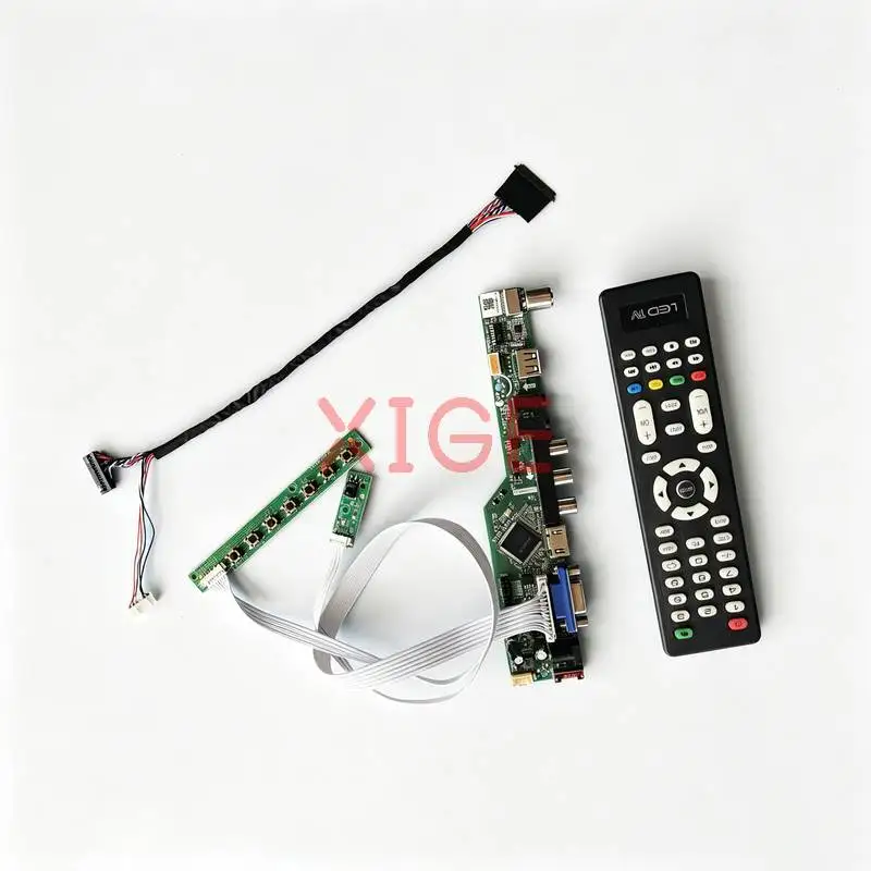 

Controller Board Fit LP145WH1 LTN160AT06 LTN145AT01 N134B6 USB+AV+VGA+HDMI 1366*768 Laptops Monitor LVDS-40 Pin 1366x768 Kit DIY