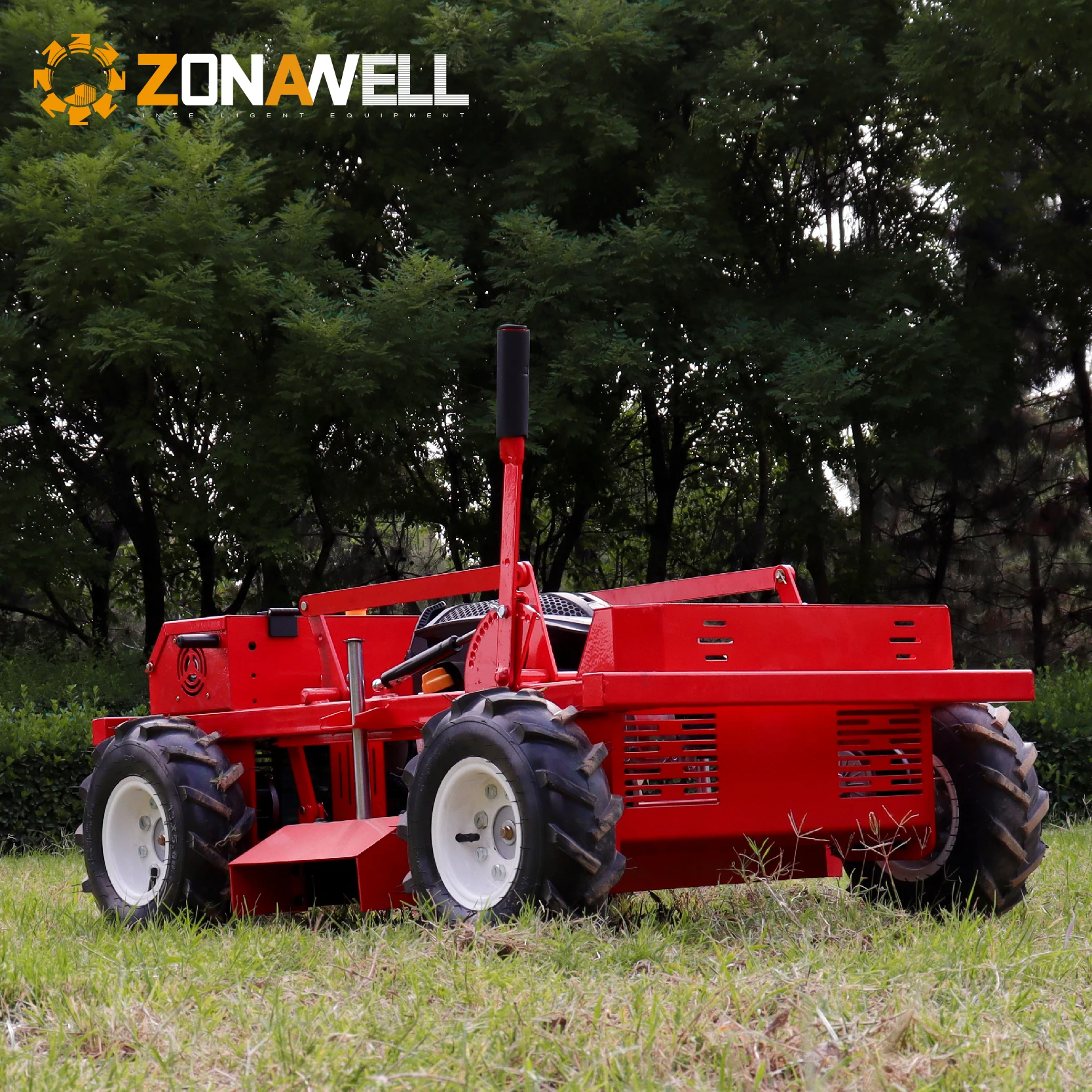 Источник с фабрики, прямые продажи, колесная интеллектуальная газонокосилка с дистанционным управлением, сельскохозяйственная газонокосилка, оборудование, бензин/дизельный робот