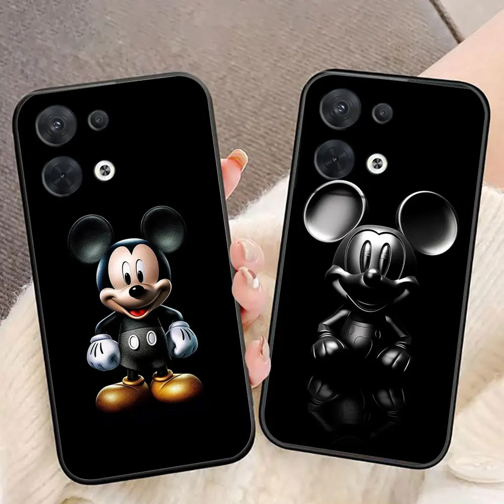 

Luxury Disney Mickey Mouse Cover Phone Case For OPPO RENO 11 11F 10 8 8T 7 7Z 6 6Z 5 4 FIND X3 LITE 4F PRO PLUS TPU Case Funda