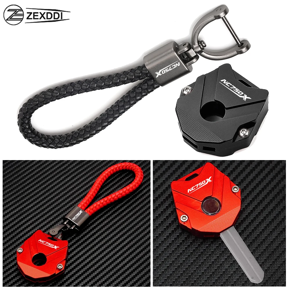 

For HONDA NC750X NC 750X NC750 X DCT 2013-2022 2023 2024 Motorcycle Accessories Key Case Cover Protector and Keychain Key Chain