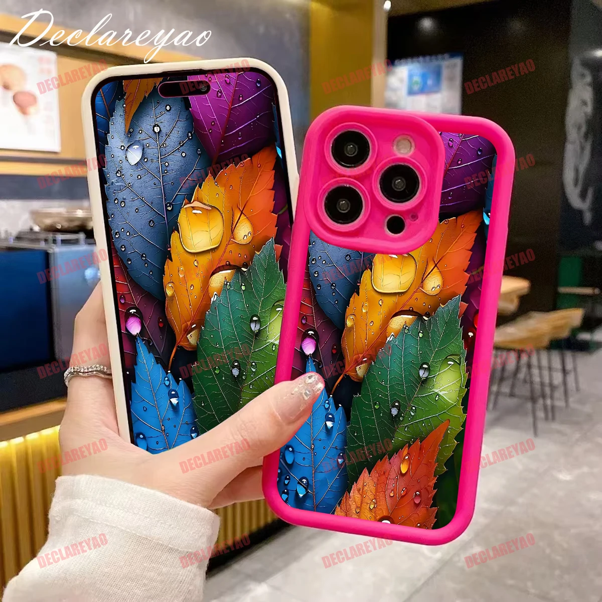 DECLAREYAO حافظة رفيعة وخفيفة الوزن غير لامعة من مادة البولي يوريثان الحراري لهاتف آيفون 12 Mini 11 Xs Max XR Air 16 Pro 16e 15 Plus 14 13 حافظة مضادة للصدمات #4