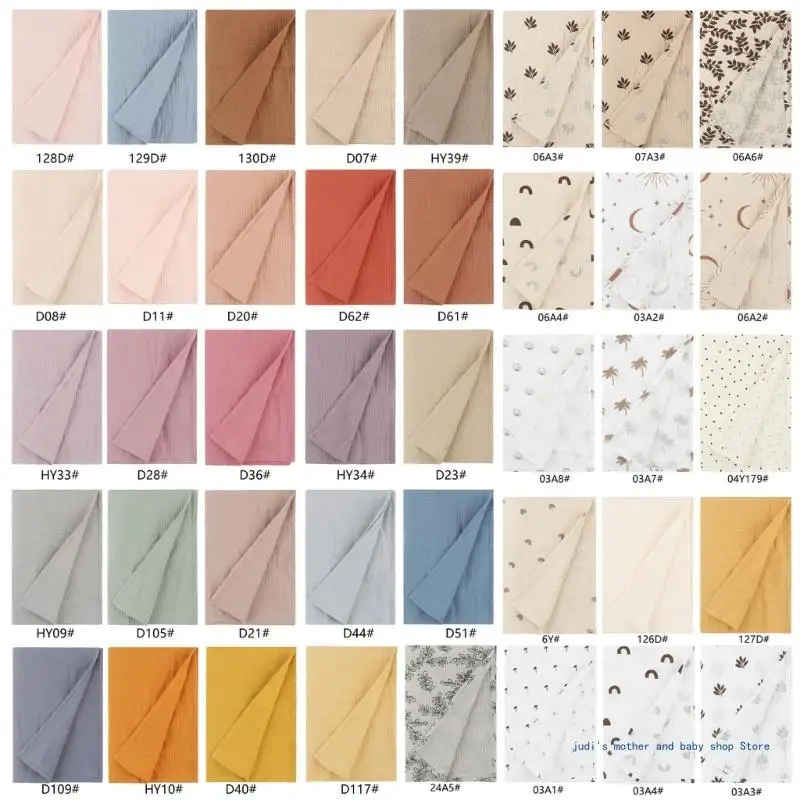 67JC Baby Wrap Blanket Bath Towel Breathable Cotton Shower-Towel Newborns Shower Gift