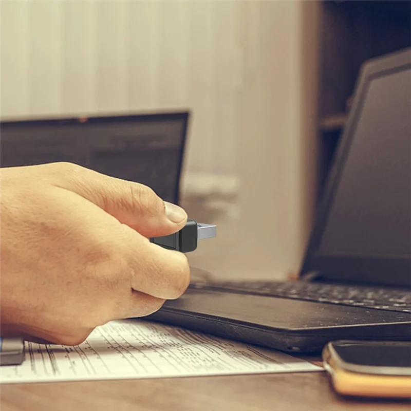 GW-USB Fingerprint Key Reader FIDO U2F Speedy Matching Security Key Windows Hello Anti-Spoofing Mini Fingerprint Reader Durable