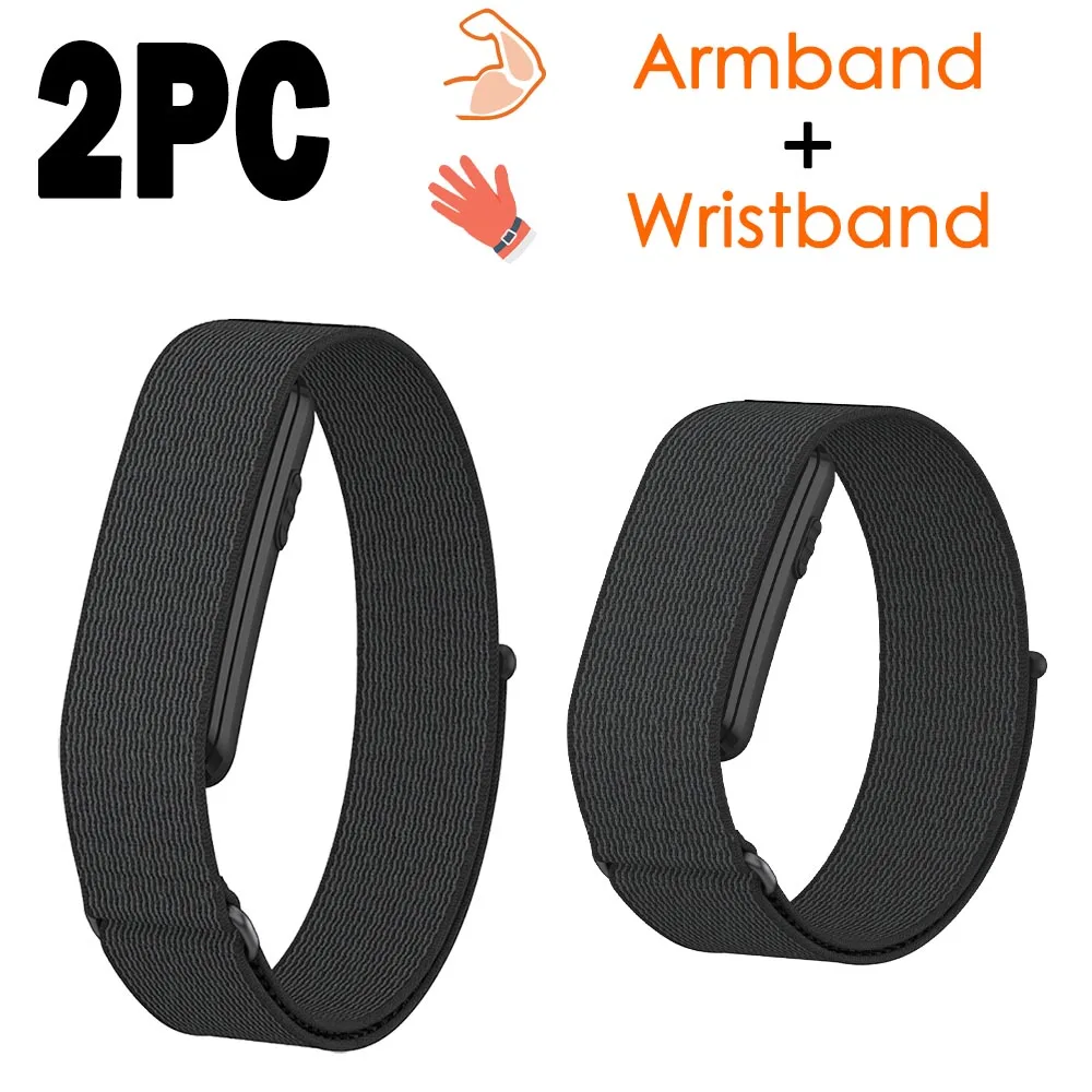 Neues Nylon-Gewebe-Bizepsband für Garmin CIRQA Smart Band, Ersatzarmband, Fitness-Tracker-Armband für Garmin CIRQA Zubehör