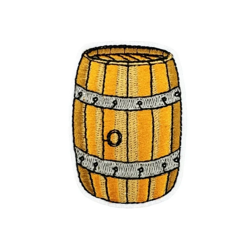 Oktoberfest Beer Festival Iron-On Embroidered Badge Patches for DIY Hole T-shirt Backpack Clothing Jeans Appliques Sticker