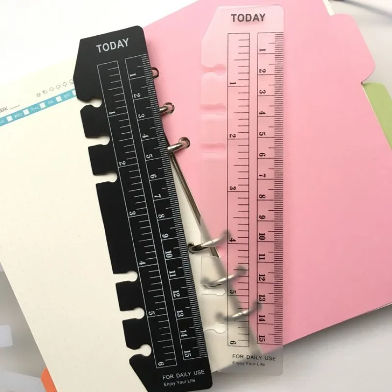 Ruler A5 A6 Page Marker Page Finder Ruler Measuring Rule Binder Notebook Dividing Pages Ruler Planner Agenda Notebook Organizer