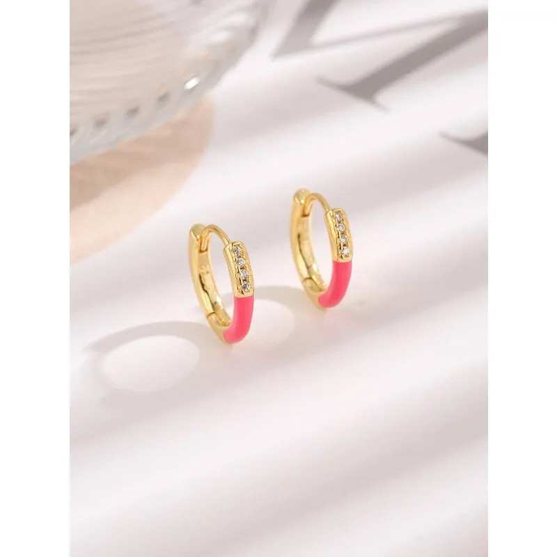 

Wind Jewelry S925 Silver Flower Stud Earrings Cold Wind New Fashion Earrings Stud Earrings Jewelry