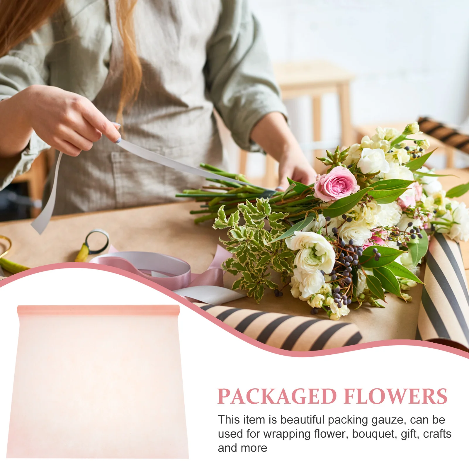 DIY ورق التغليف زهرة المجمع مواد عالية الجودة فريدة من نوعها العملي الحرف هدية التعبئة والتغليف باقة أغلفة الزخرفية #3