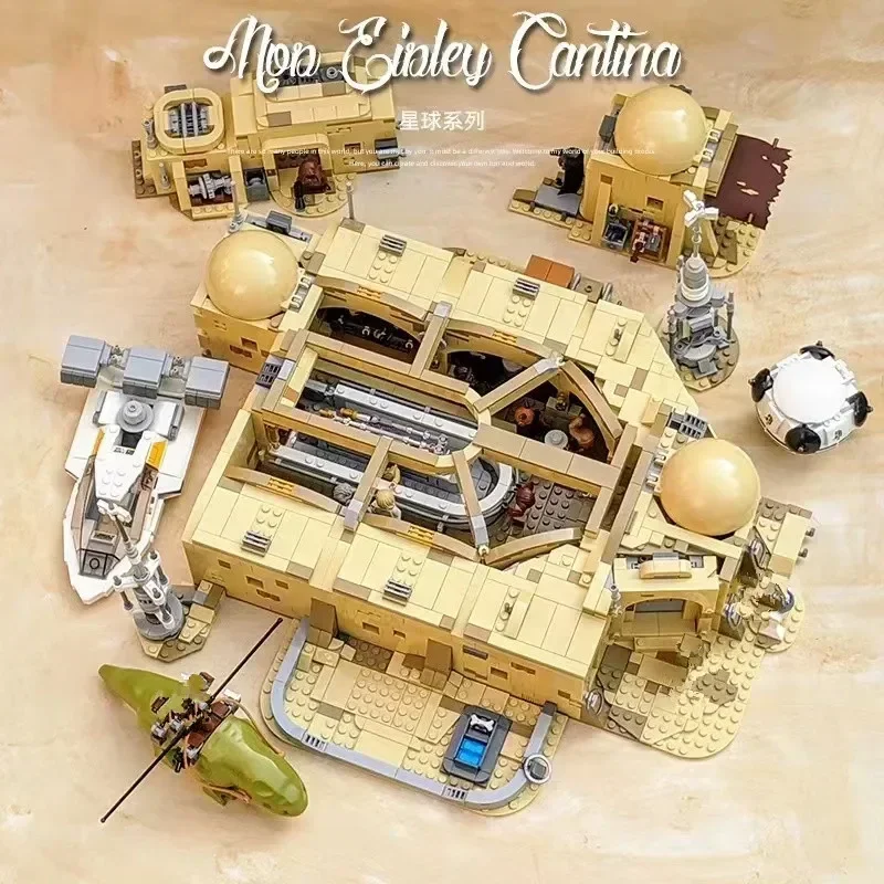 Piezas Nieuwe Mos Eisley Bistro Cantinaed 3187 De Opkomst Van Skywalker Bouwstenen Speelgoed Kinderen Gift, 75290