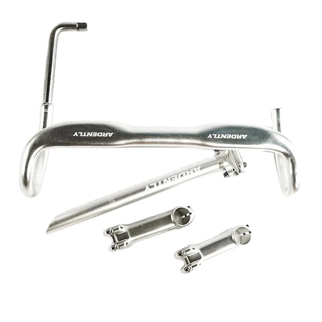Ardently Aluminium Bicycle TT Bar Bicycle Bullhorn Handlebar Fixed Gear Bike Drop Bar 31.8mm 380 400mm Cycling Flared Bent Bars AliExpress