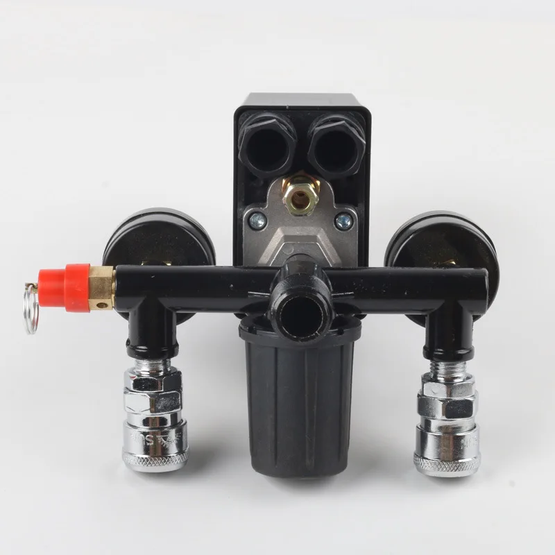 ضاغط الهواء التلقائي ضغط الهواء مفتاح الضغط مجموعة قوس باما مع مفتاح صمام موصل سريع ياباني