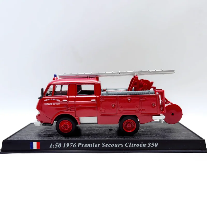 DelPrado Diecast escala 1:50 Citroen 350 1976 motor de bomberos colección de modelos de coches de aleación regalos de recuerdo juguete ornamento exhibición estática