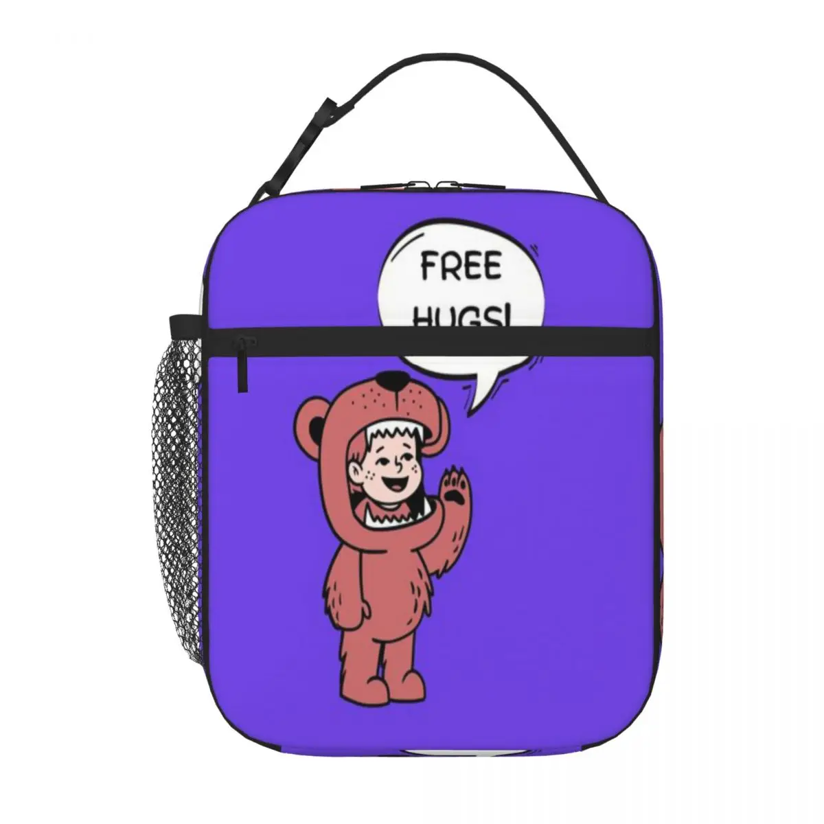 Bestselling Cute Little Bear Cub Offering Free Hugs Travel Style Insulated Food Bag Weekend Getaway Student Lunch Bag