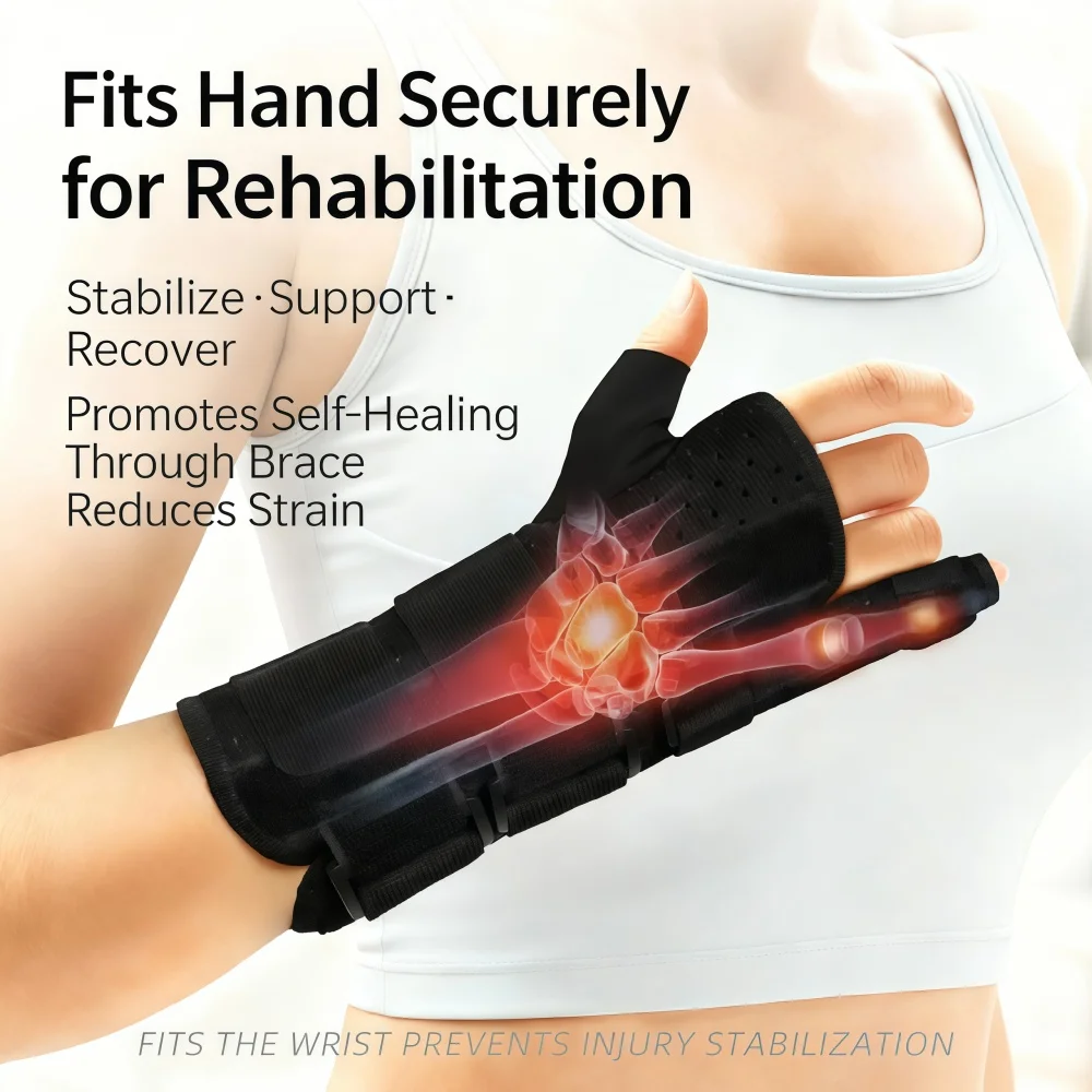1Pcs Trigger Finger Splint, Pinky Finger Splints for Broken Fingers, Wrist Support Brace for Carpal Tunnel Arthritis Tendonitis